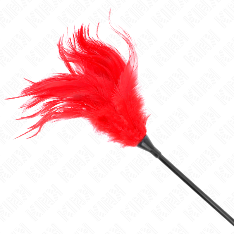 KINK - MULTIPLE RED TICKLE FEATHERS 45 CM - Amore24