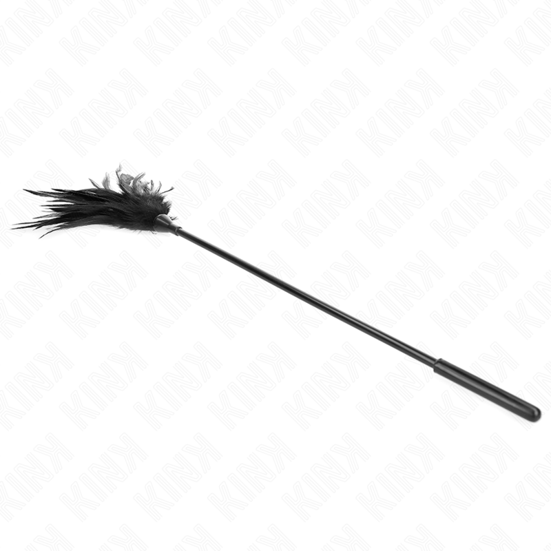 KINK - MULTIPLE BLACK TICKLE FEATHERS 45 CM - Amore24