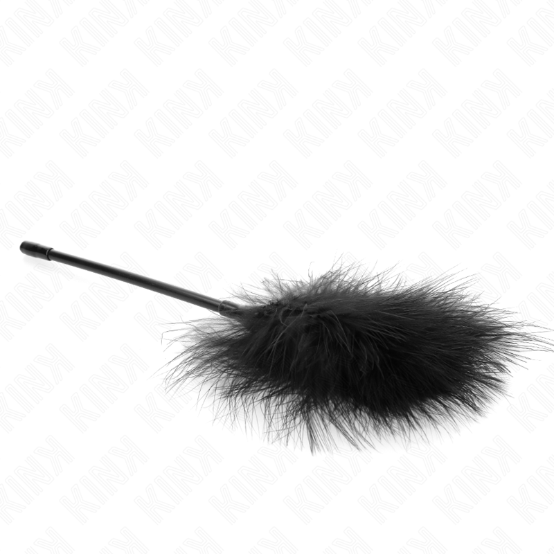 KINK - BLACK TICKLE FEATHERS USED FOR THE BONDAGE KIT 27 CM - Amore24