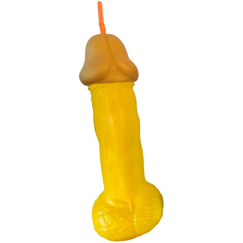 DIABLO PICANTE - YELLOW PLASTIC PENIS GLASS - Amore24