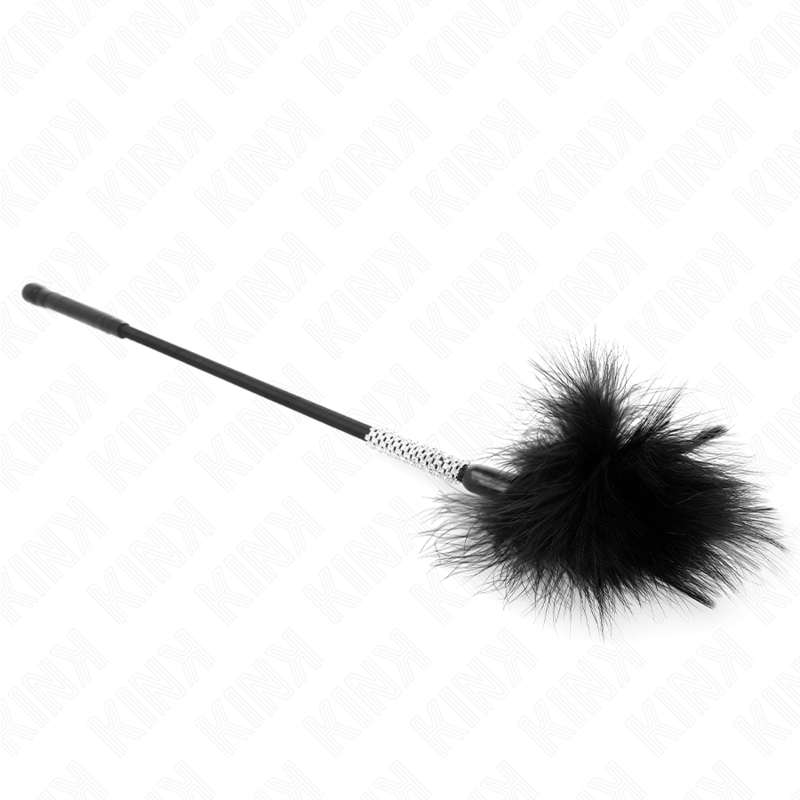 KINK - TICKLE FEATHERS WITH RHINESTONE HANDLE 50 CM - Amore24