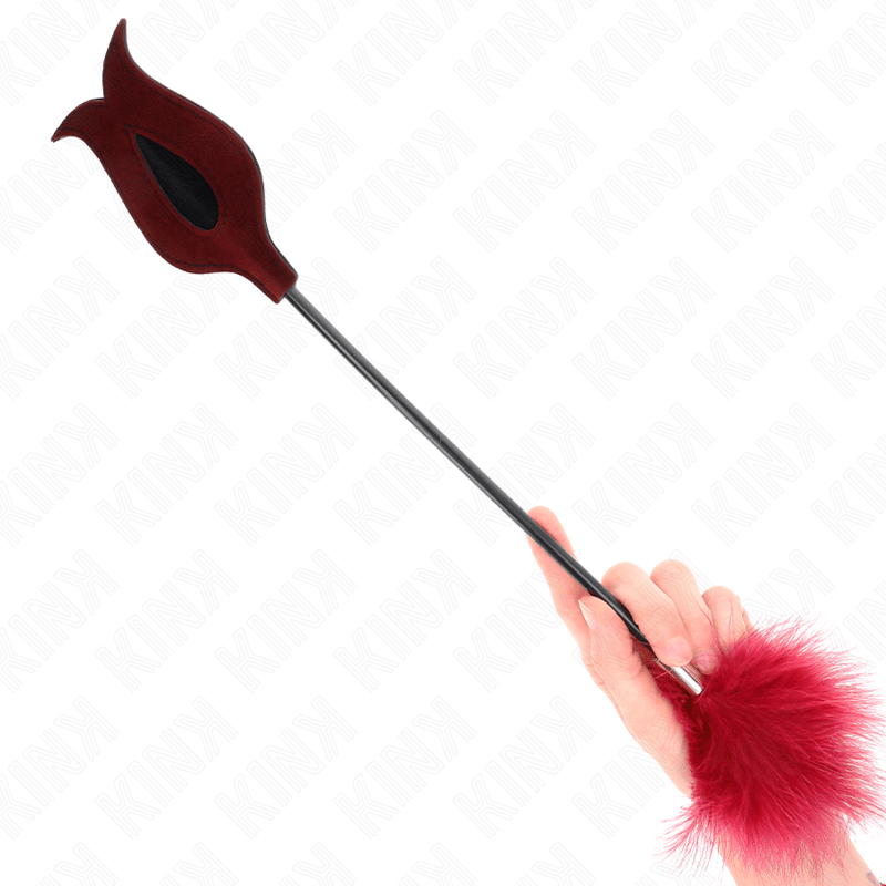 KINK - TICKLE FEATHERS WITH ROSE - SHAPED PADDLE 8 CM - Amore24