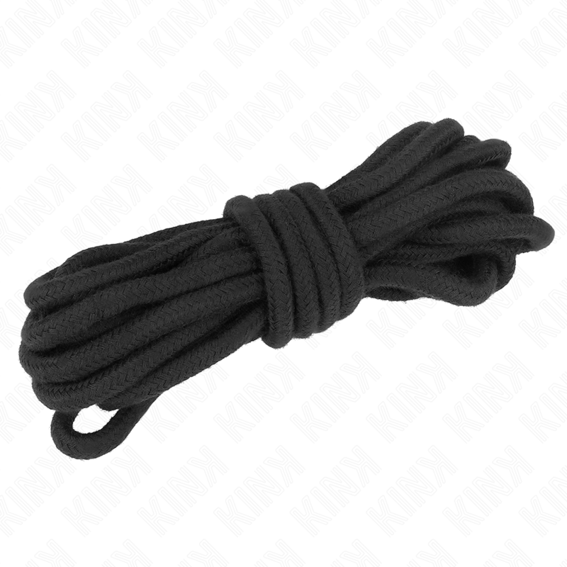 KINK - COTTON ROPE 10 METER BLACK - Amore24