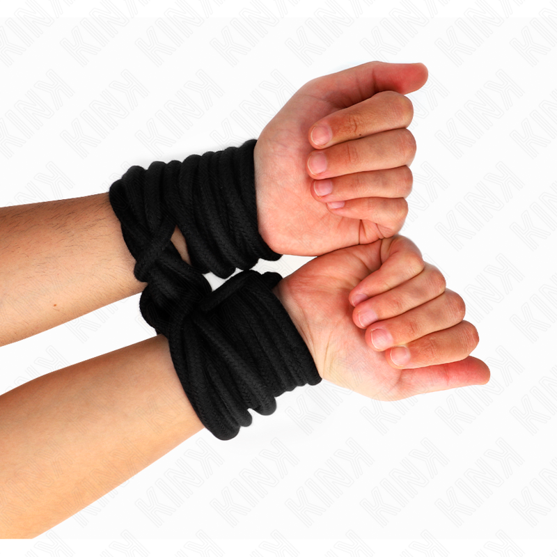 KINK - COTTON ROPE 20 METER BLACK - Amore24
