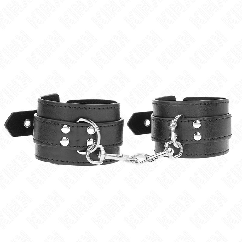KINK - WRIST RESTRAINTS WITH STUDS 35 X 6 CM - Amore24