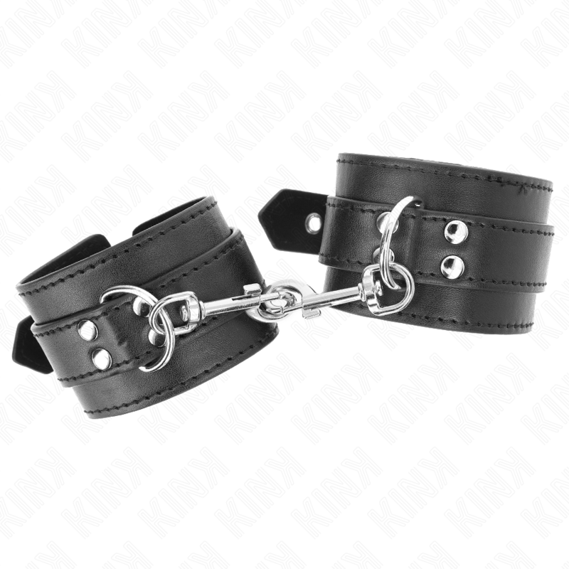 KINK - WRIST RESTRAINTS WITH STUDS 35 X 6 CM - Amore24