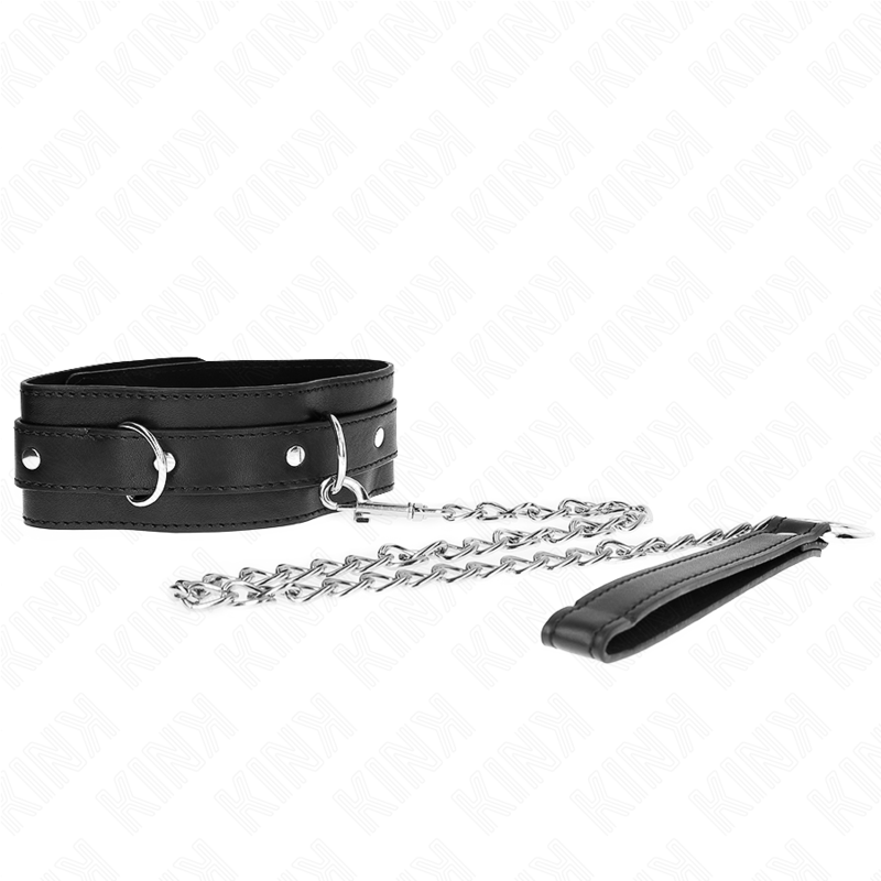 KINK - COLLAR WITH BELT 65 CM WITH STRAP BLACK 54 X 4.5 CM - Amore24