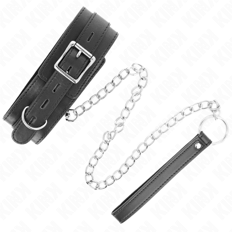 KINK - COLLAR WITH BELT 65 CM WITH STRAP BLACK 54 X 4.5 CM - Amore24