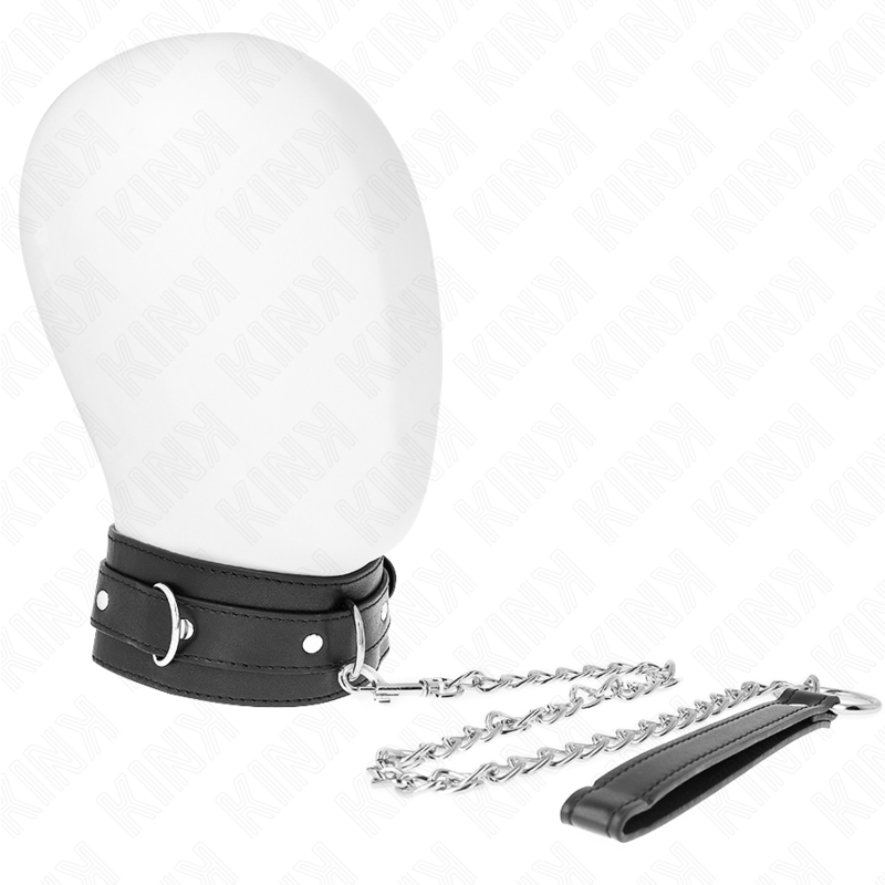 KINK - COLLAR WITH BELT 65 CM WITH STRAP BLACK 54 X 4.5 CM - Amore24