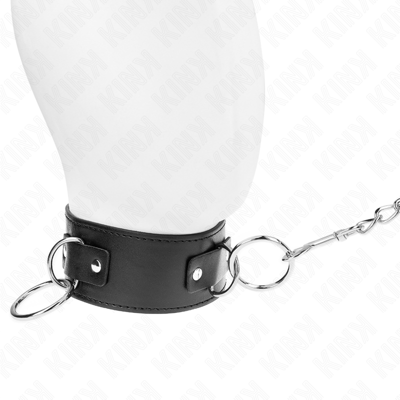 KINK - NECKLACE WITH LEASH 65 CM 3 RING MODEL 2 ADJUSTABLE 36-43 CM X 5 CM - Amore24