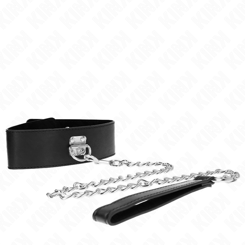 KINK - BASIC MODEL COLLAR WITH LEASH 65 CM MODEL 0 - Amore24