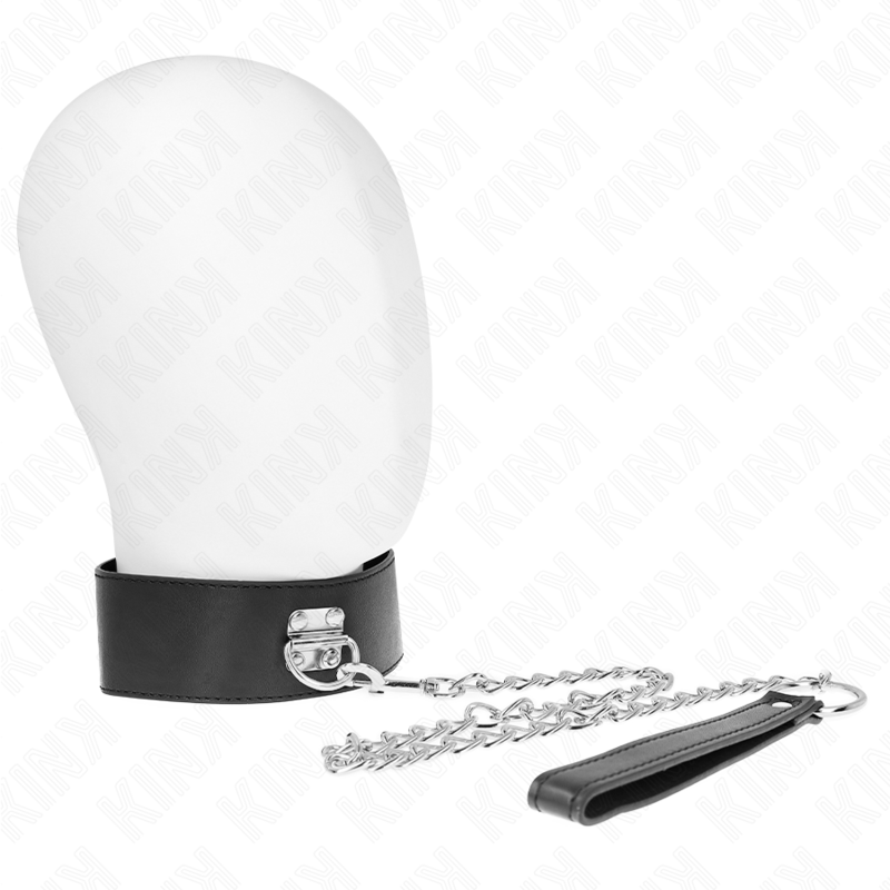 KINK - BASIC MODEL COLLAR WITH LEASH 65 CM MODEL 0 - Amore24