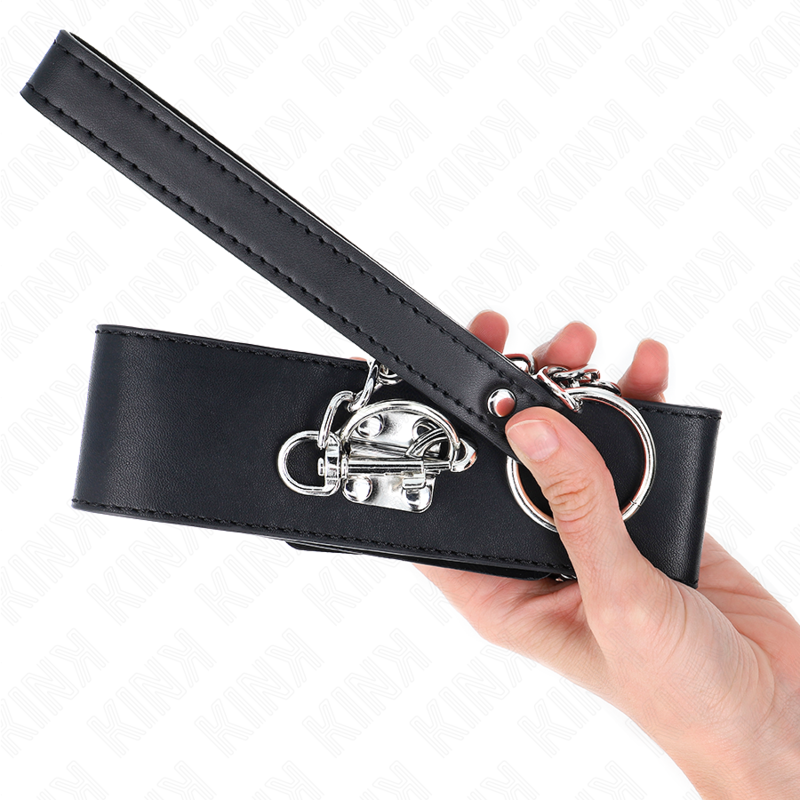 KINK - BASIC MODEL COLLAR WITH LEASH 65 CM MODEL 0 - Amore24