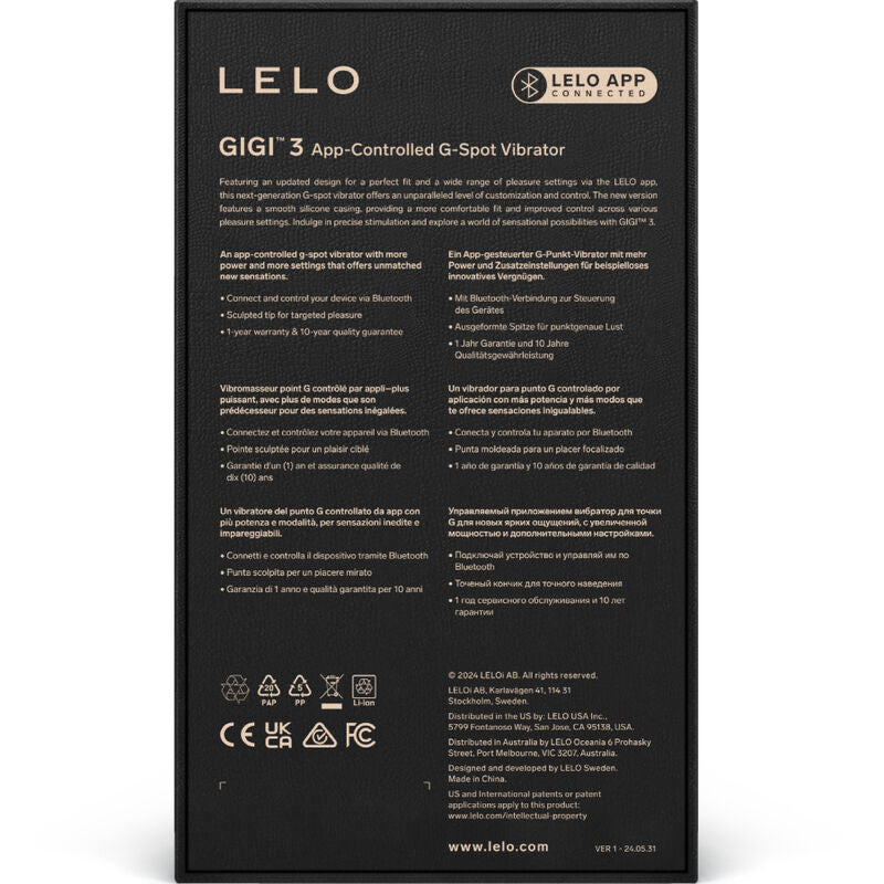 LELO - GIGI™ 3 G-SPOT VIBRATOR BLUE - Amore24