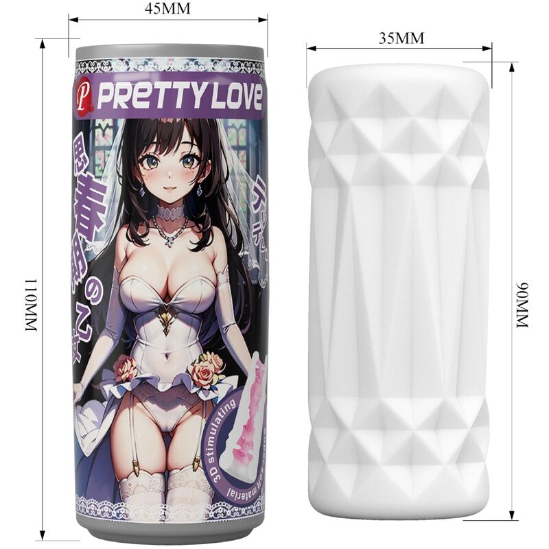 PRETTY LOVE - MALE MASTURBATOR CAN MODEL 2 - Amore24