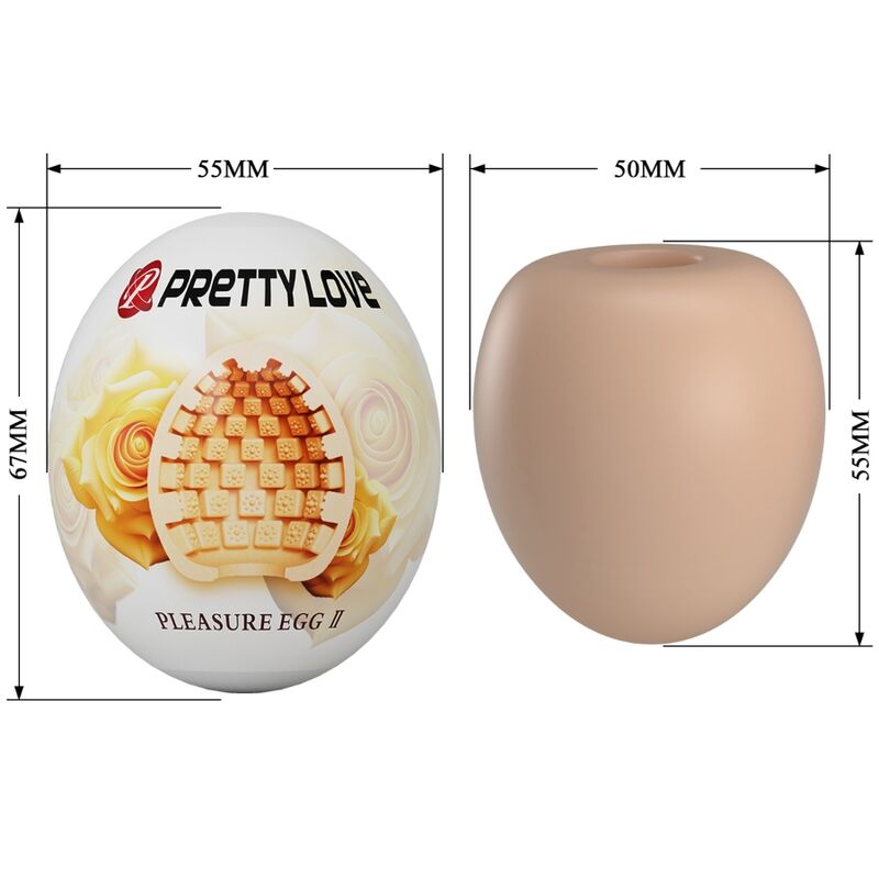 PRETTY LOVE - MALE MASTURBATOR EGG FLESH - Amore24