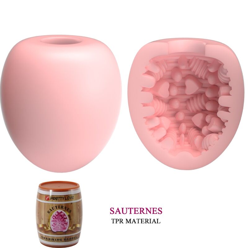 PRETTY LOVE - MALE MASTURBATOR EGG PINK MODEL 2 - Amore24