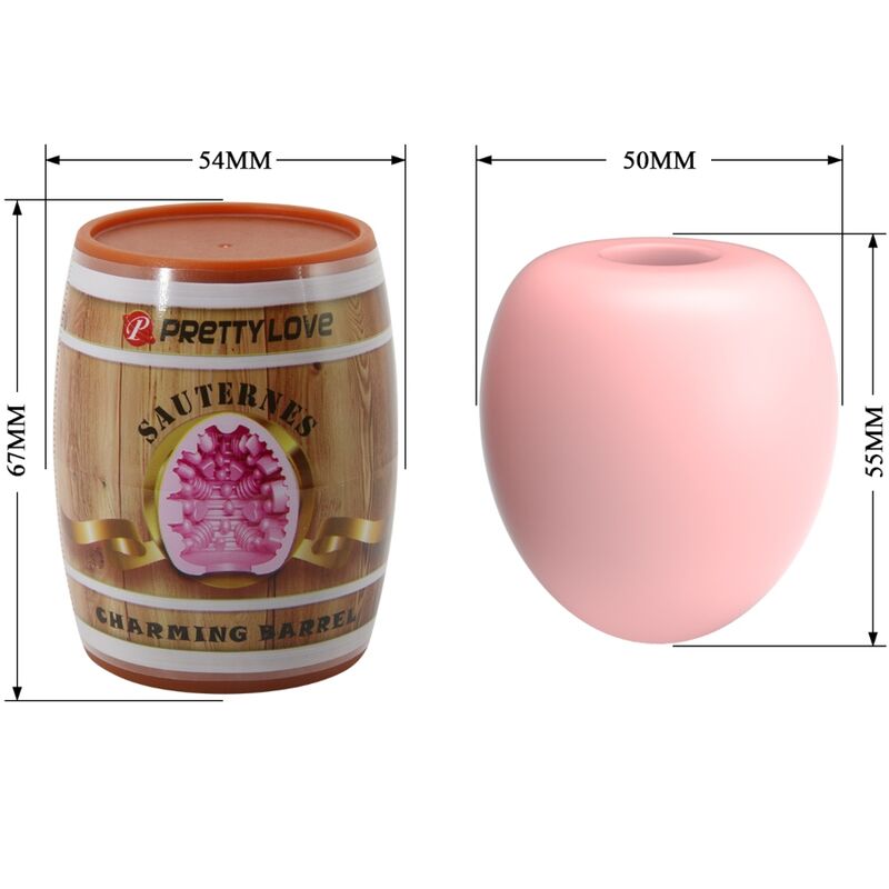 PRETTY LOVE - MALE MASTURBATOR EGG PINK MODEL 2 - Amore24