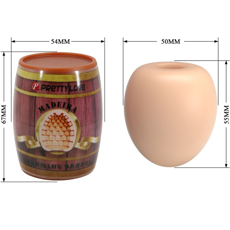 PRETTY LOVE - MALE MASTURBATOR EGG FLESH MODEL 2 - Amore24