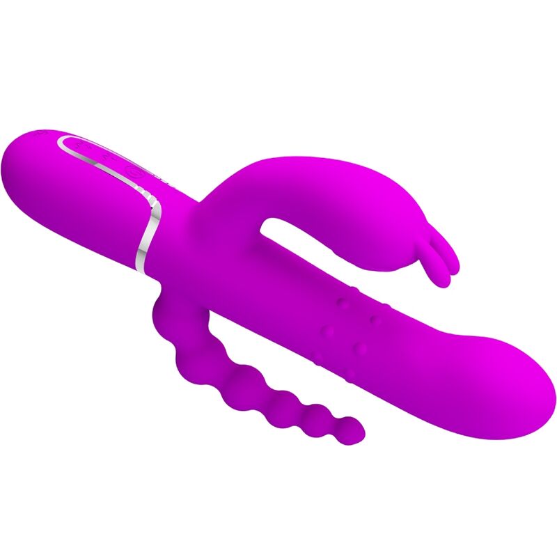 PRETTY LOVE - CAMMY TRIPLE VIBRATOR MULTIFUNCTION 4 IN 1 PINK - Amore24