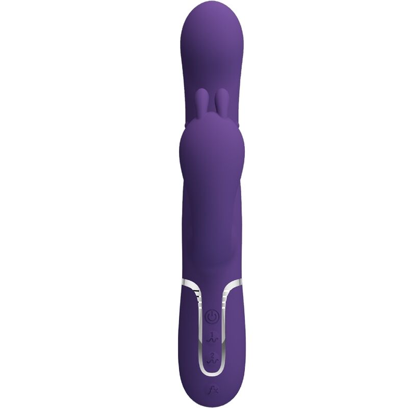 PRETTY LOVE - CAMMY TRIPLE VIBRATOR MULTIFUNCTION 4 IN 1 PURPLE - Amore24