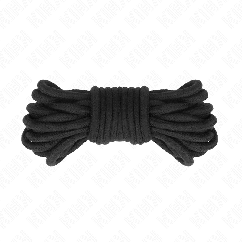 KINK - COTTON ROPE 5 METER BLACK - Amore24