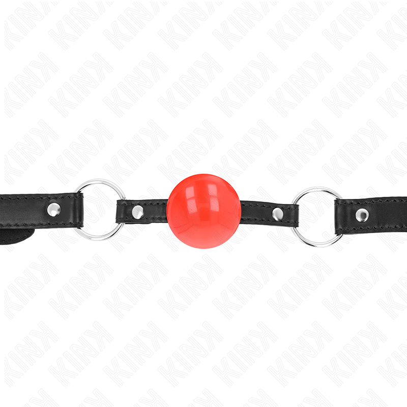 KINK - RED TPE BALL 4 CM GAG 60 x 2 CM - Amore24