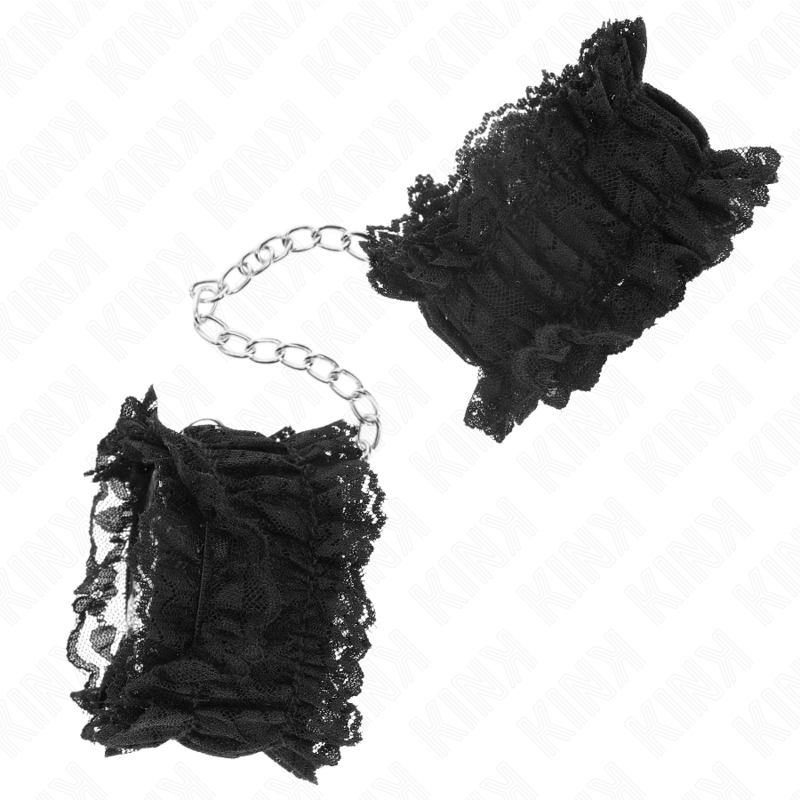 KINK - LACE ELASTIC WRIST RESTRAINTS NEGRO - Amore24