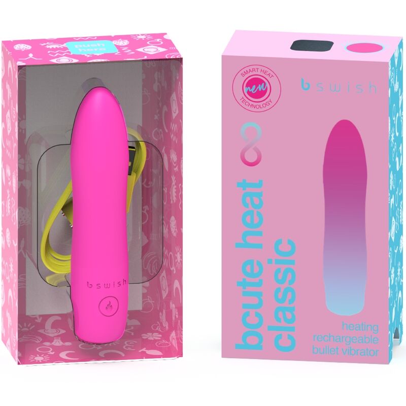B SWISH - BCUTE INFINITE HEAT CLASSIC HEATABLE VIBRATOR PINK - Amore24