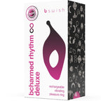B SWISH - BCHARMED RHYTHM INFINITE DELUXE PENIS RING 15 VIBRATIONS BLACK - Amore24