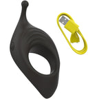 B SWISH - BCHARMED RHYTHM INFINITE DELUXE PENIS RING 15 VIBRATIONS BLACK - Amore24