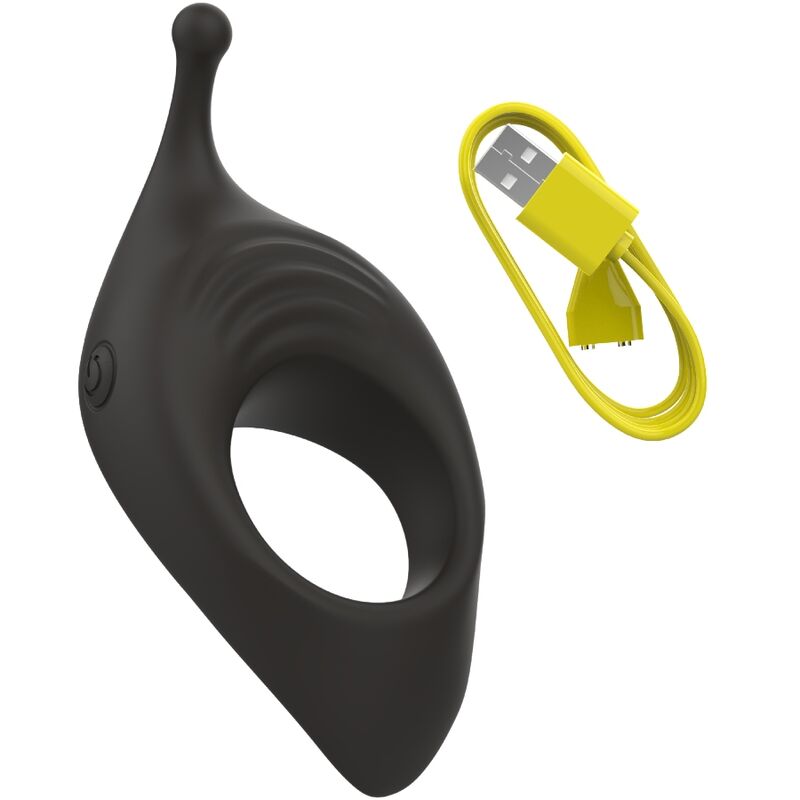 B SWISH - BCHARMED RHYTHM INFINITE DELUXE PENIS RING 15 VIBRATIONS BLACK - Amore24