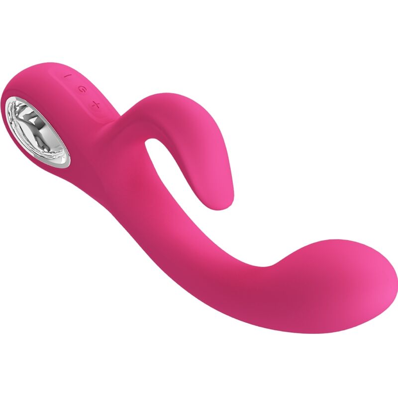PRETTY LOVE - FRITZ RABBIT VIBRATOR 12 VIBRATIONS PINK - Amore24