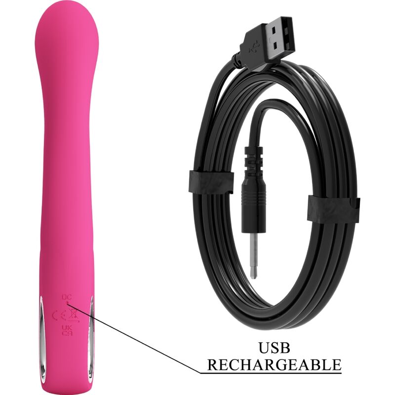 PRETTY LOVE - NOVAK RABBIT VIBRATOR 12 VIBRATIONS PINK - Amore24