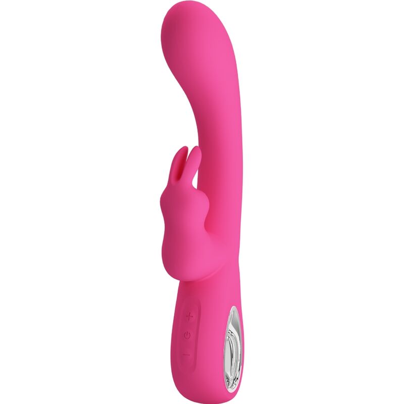 PRETTY LOVE - NOVAK RABBIT VIBRATOR 12 VIBRATIONS PINK - Amore24
