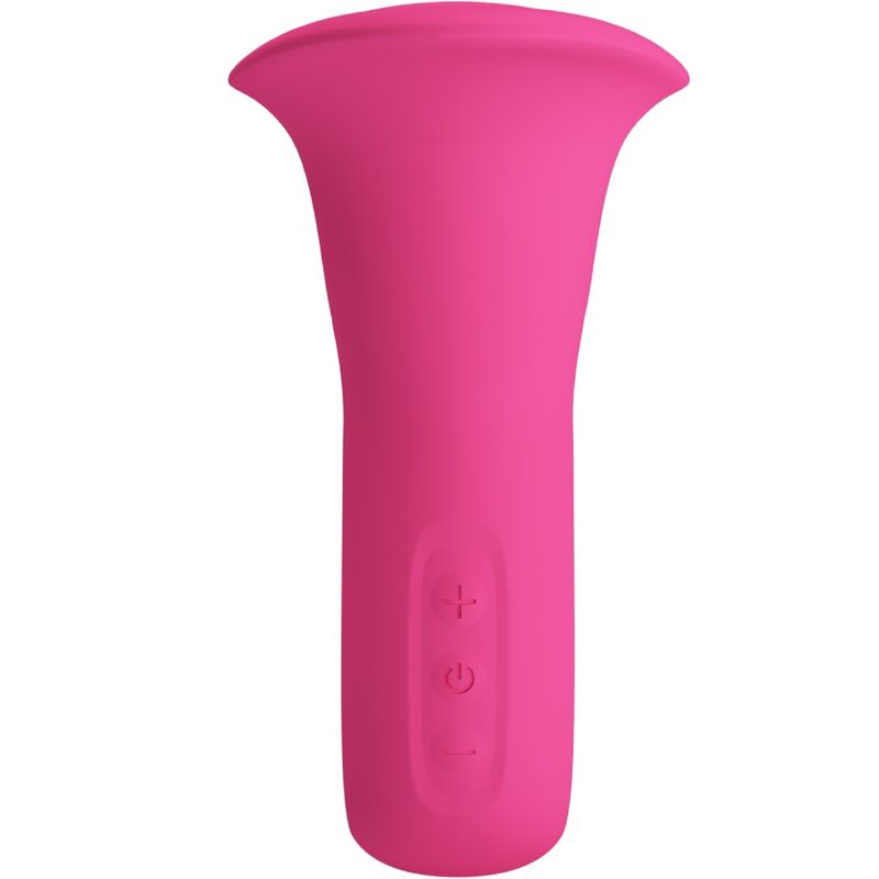 PRETTY LOVE - CLYDE ORAL VIBRATOR VIBRATING TONGUE 12 VIBRATIONS PINK - Amore24