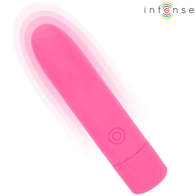 INTENSE - SYMONE USB RECHARGEABLE VIBRATING BULLET 8 VIBRATIONS PINK 10 X 2.2 CM - Amore24