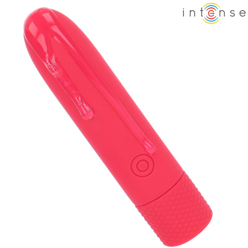 INTENSE - SYMONE USB RECHARGEABLE VIBRATING BULLET 8 VIBRATIONS RED 10 X 2.2 CM - Amore24