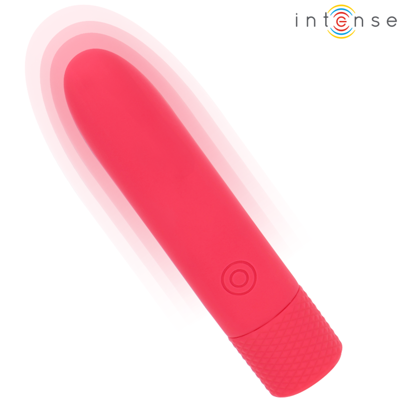 INTENSE - SYMONE USB RECHARGEABLE VIBRATING BULLET 8 VIBRATIONS RED 10 X 2.2 CM - Amore24