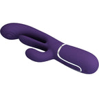PRETTY LOVE - SHANIA TRIPLE RABBIT VIBRATOR MULTIFUNCTION PURPLE - Amore24