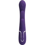 PRETTY LOVE - SHANIA TRIPLE RABBIT VIBRATOR MULTIFUNCTION PURPLE - Amore24