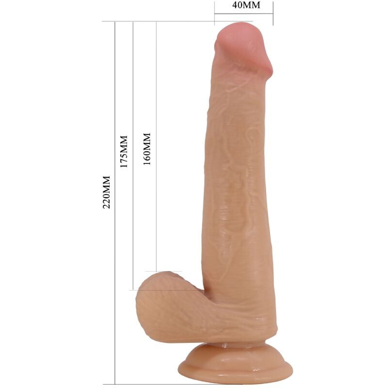 PRETTY LOVE - TALLEN REALISTIC DILDO 22 CM FLESH - Amore24