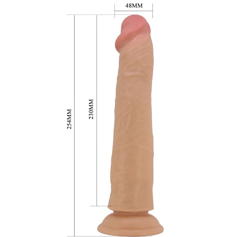 PRETTY LOVE - SHARIFE REALISTIC DILDO 25 CM FLESH - Amore24