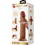 PRETTY LOVE - KEON REALISTIC DILDO 21 CM BROWN - Amore24