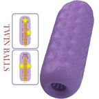 PRETTY LOVE - TWIN BALLS MALE MASTURBATOR PURPLE - Amore24
