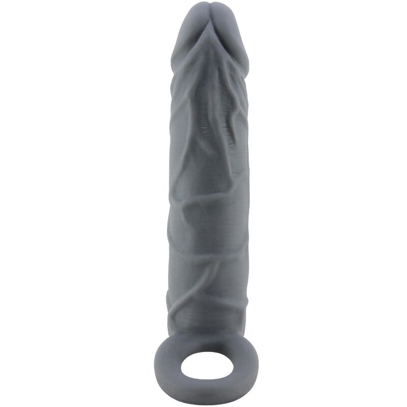 PRETTY LOVE - REALISTIC SKIN PENIS SLEEVE DARK GREY - Amore24