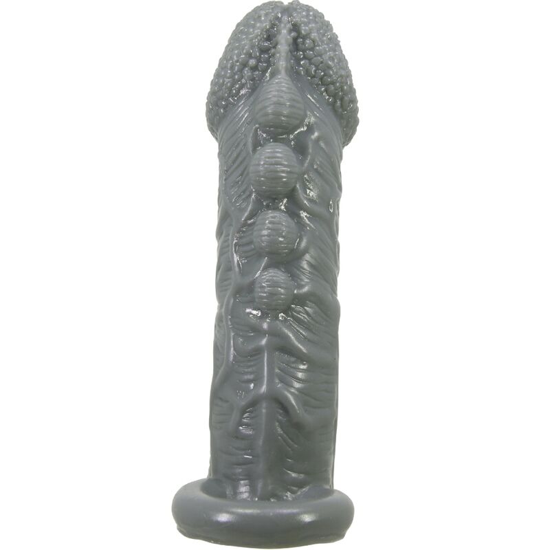 PRETTY LOVE - REALISTIC PENIS ENLARGER AND DELAY SLEEVE GREY - Amore24