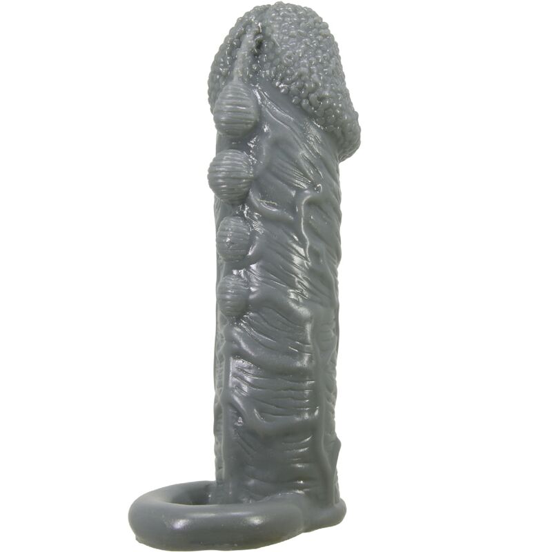 PRETTY LOVE - REALISTIC PENIS ENLARGER AND DELAY SLEEVE GREY - Amore24