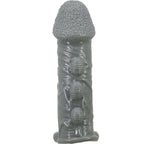 PRETTY LOVE - REALISTIC PENIS ENLARGER AND DELAY SLEEVE GREY - Amore24