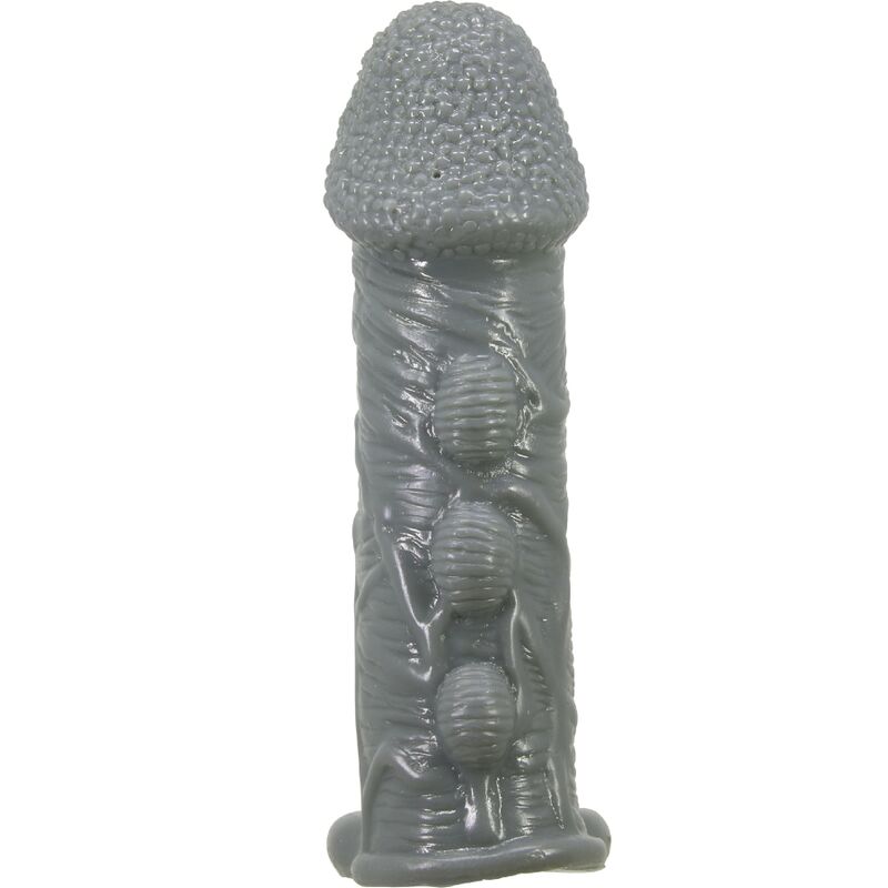 PRETTY LOVE - REALISTIC PENIS ENLARGER AND DELAY SLEEVE GREY - Amore24